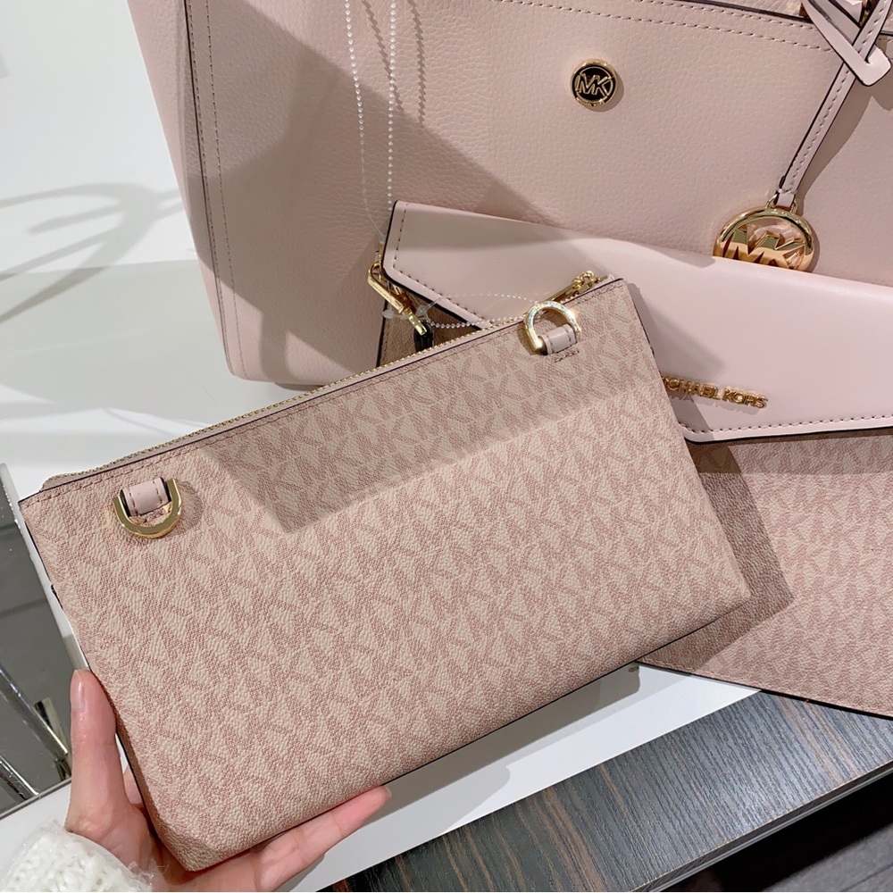 Michael Kors Maisie Large Pebbled Leather 3-in-1 Tote Bag - Picture 5 of 12